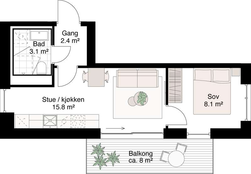 Plantegning 1